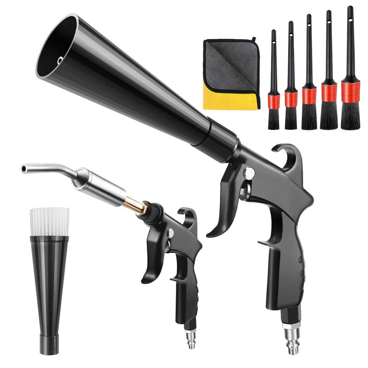 CHOLANG front view metal nozzle showing precise airflow benefit