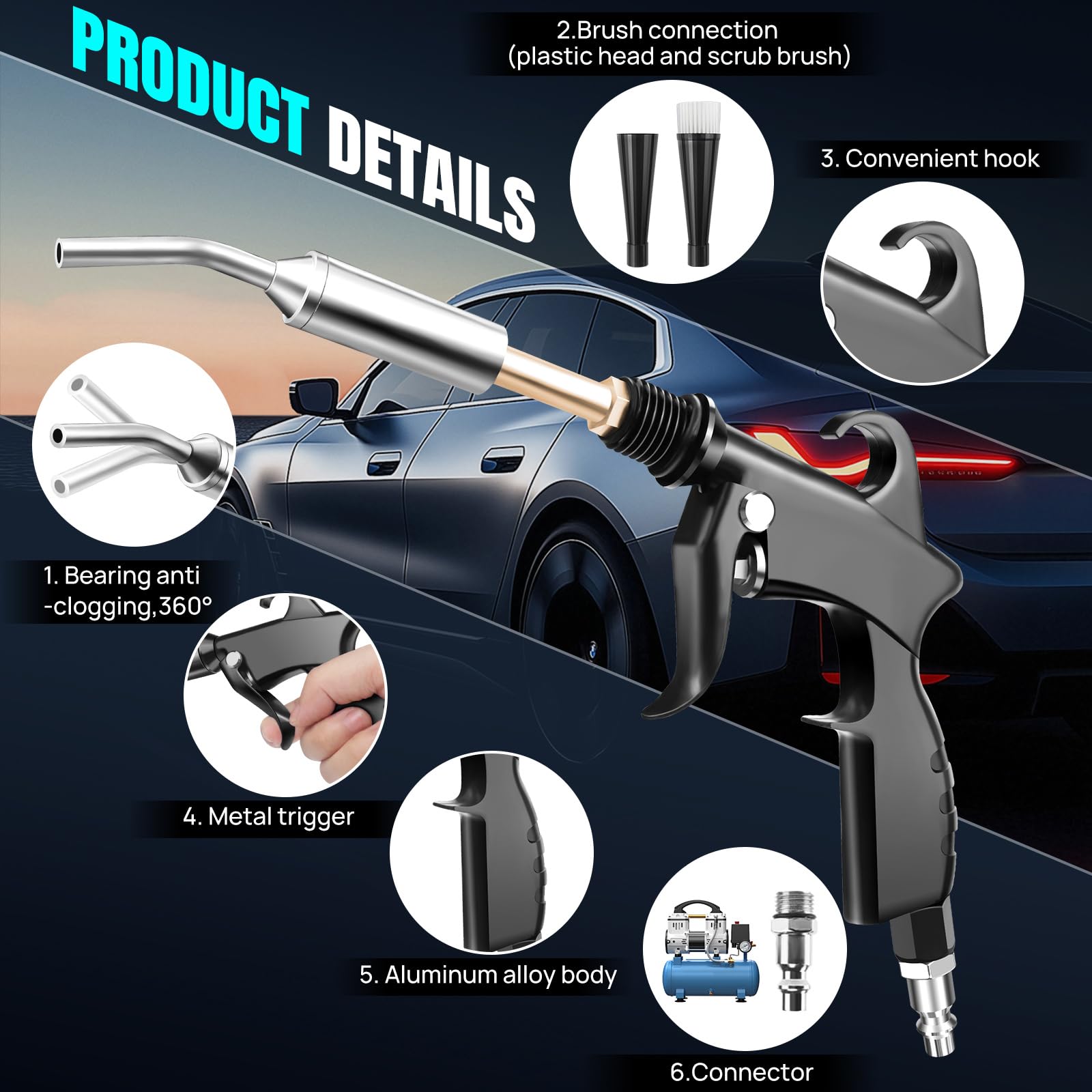 CHOLANG side profile swivel joint for improved reach and control benefit