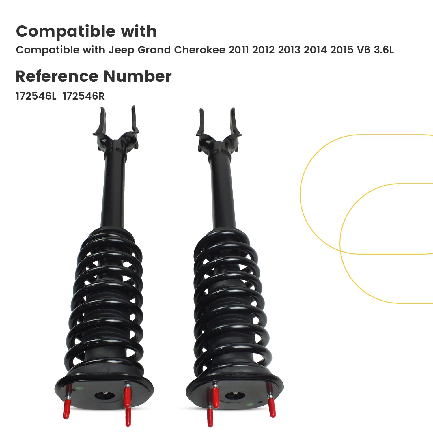 Chonse strut lower mount closeup showing reinforced construction and secure attachment