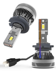 CHOPDARK D2H front view showing bright projector-ready lamp and benefits