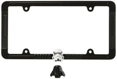 CHROMA front view of black zinc Vader and Trooper frame showing styling and fit