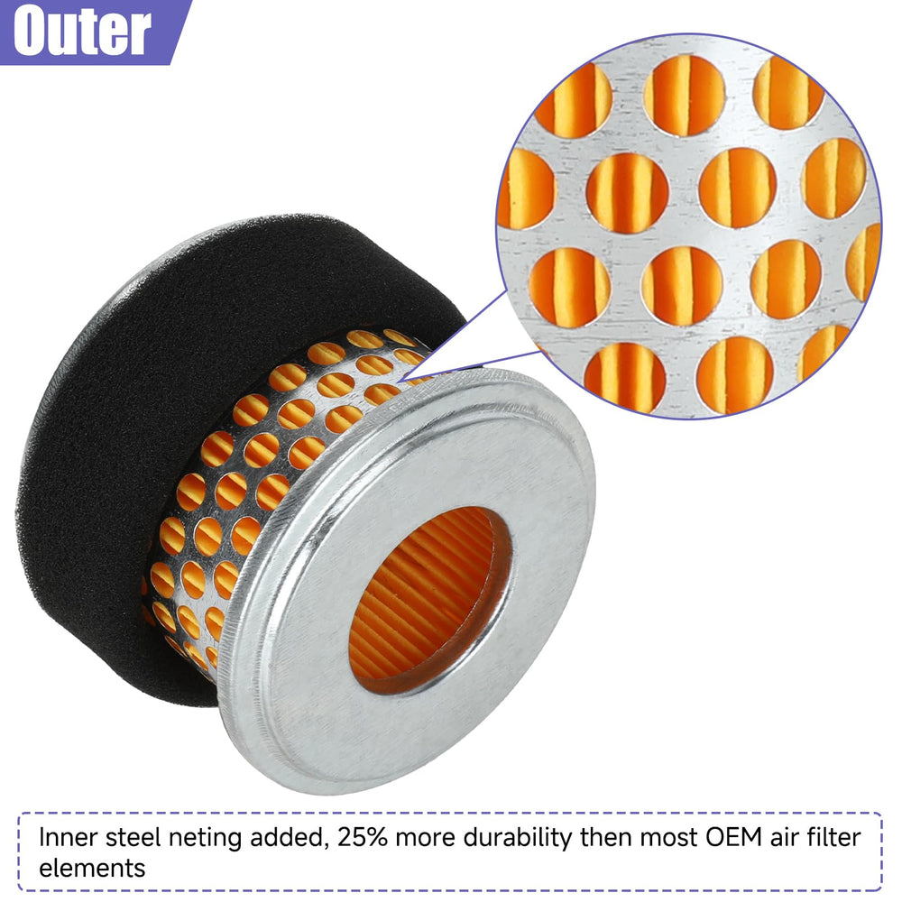 CILOYU pleated air filter detail highlighting larger filtration area and protection