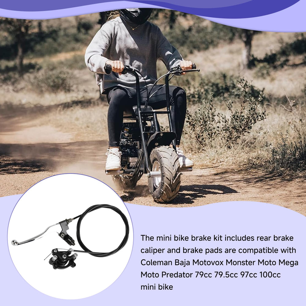 CILOYU brake cable stretched to show 61 inch length and abrasion-resistant jacket