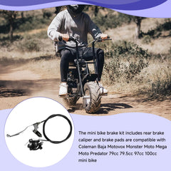 CILOYU brake cable stretched to show 61 inch length and abrasion-resistant jacket