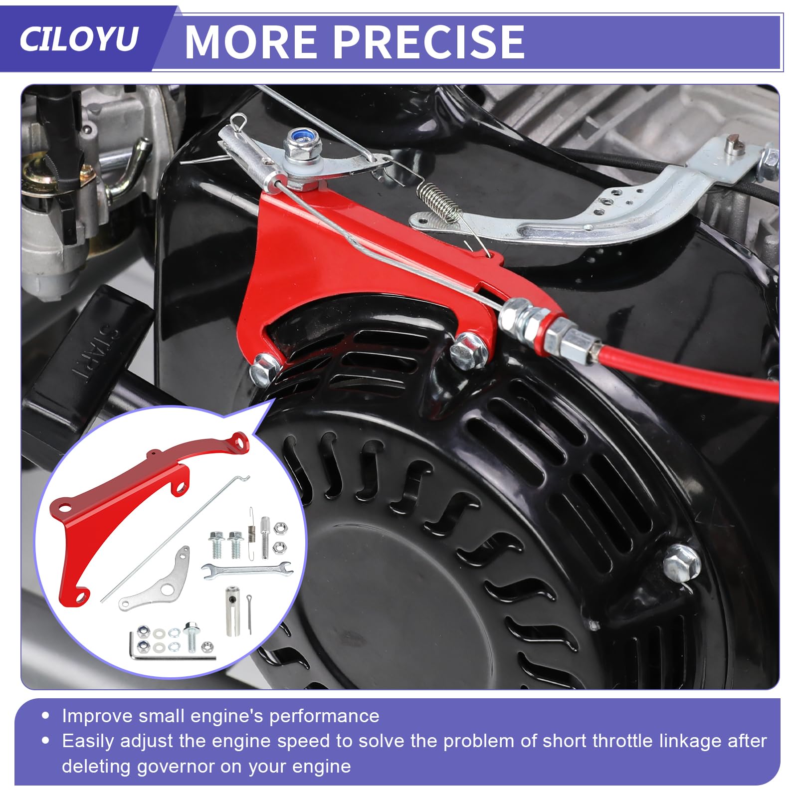 CILOYU cable stop with included wrenches for easy installation