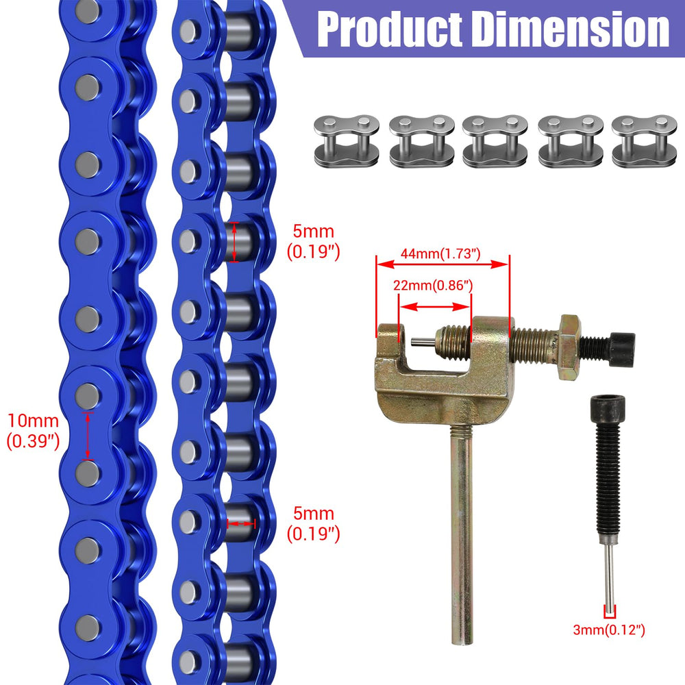 CILOYU chain cross-section highlighting alloy-steel treatment for longer life