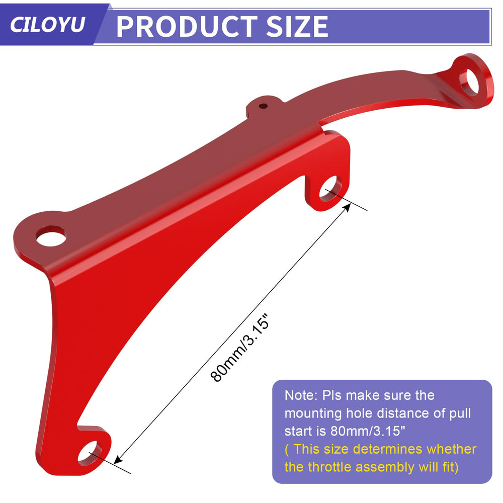 CILOYU governor rod and fasteners demonstrating adjustable throttle travel