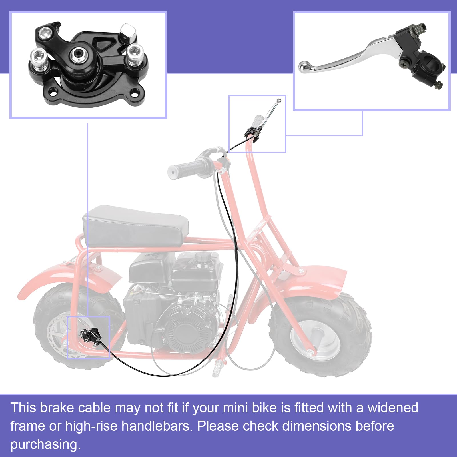 CILOYU kit installed on a minibike showing real-world fit and practical use
