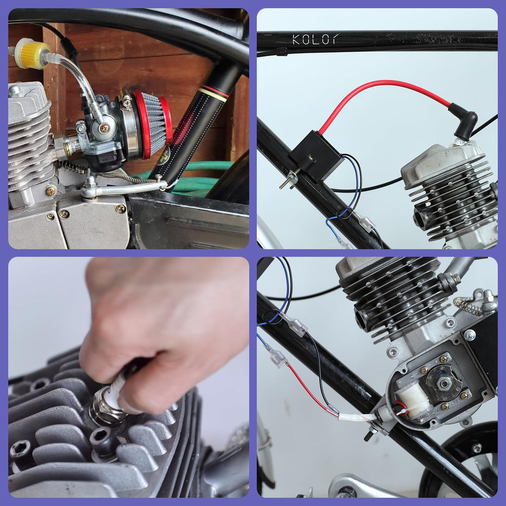 CILOYU motorized bike ready to ride after kit installation for dependable performance