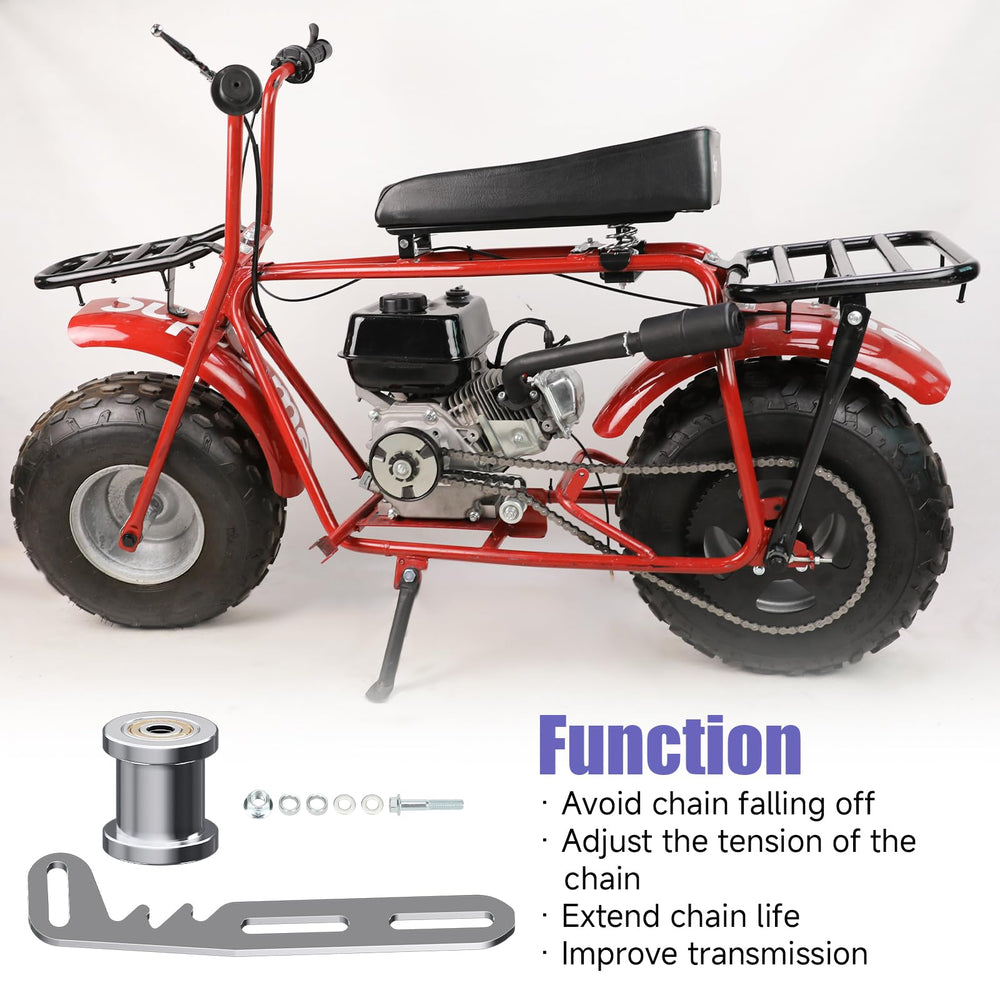 CILOYU on mini bike in outdoor ride showing improved drivetrain reliability