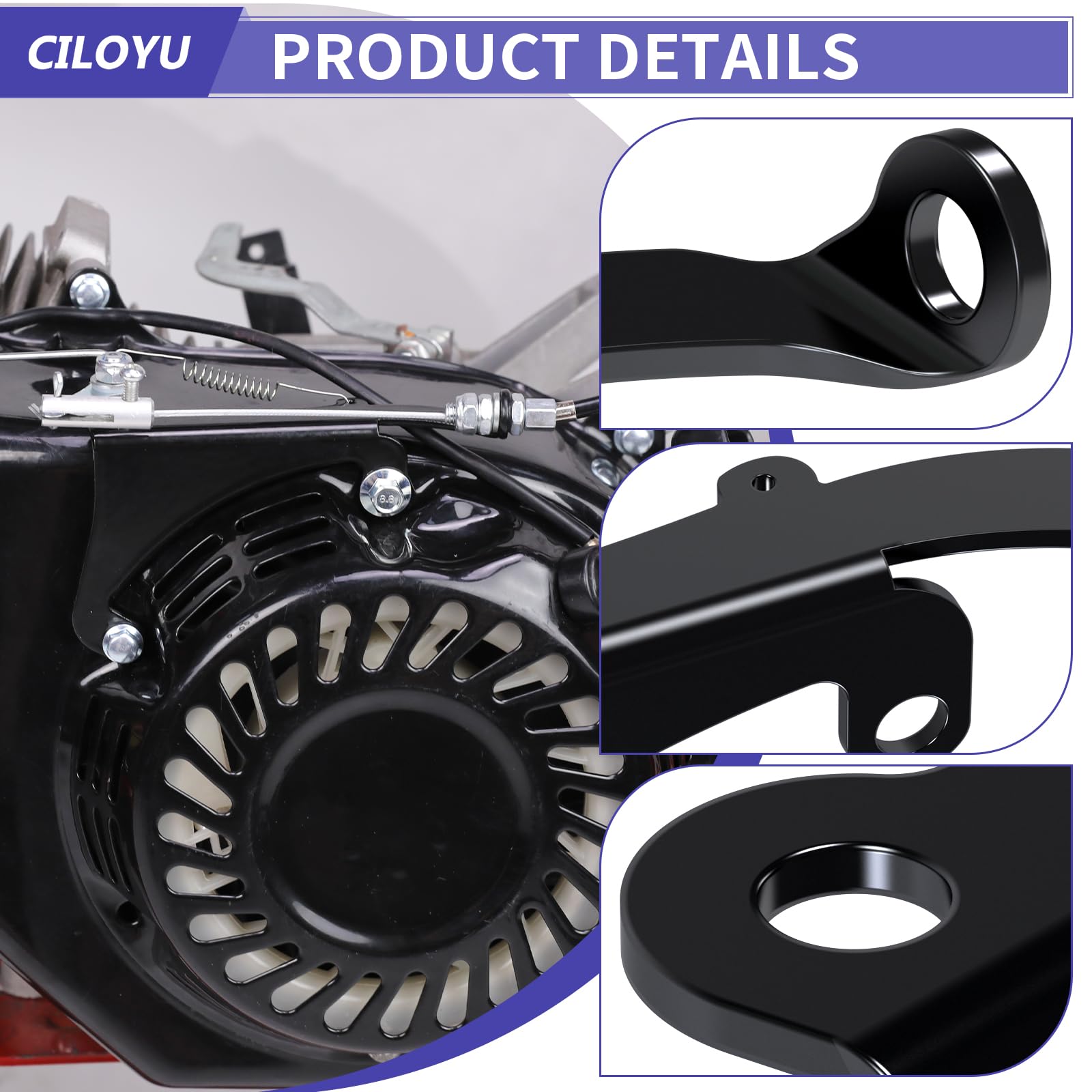 CILOYU installed on a mini bike in a park scene showing ready-to-ride confidence