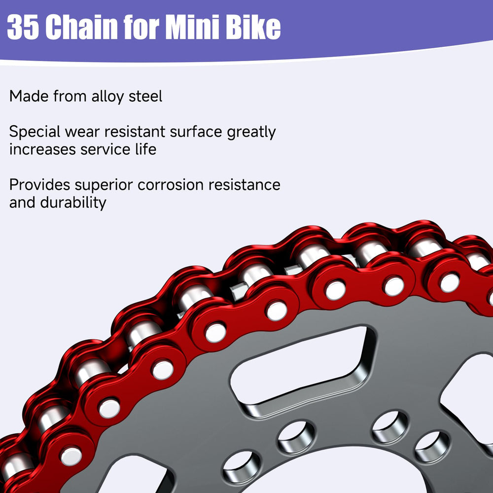 CILOYU red chain surface finish demonstrating corrosion resistance benefit