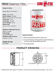 Cim-Tek 70010 pre-lubed gasket close-up illustrating secure seal and easy install
