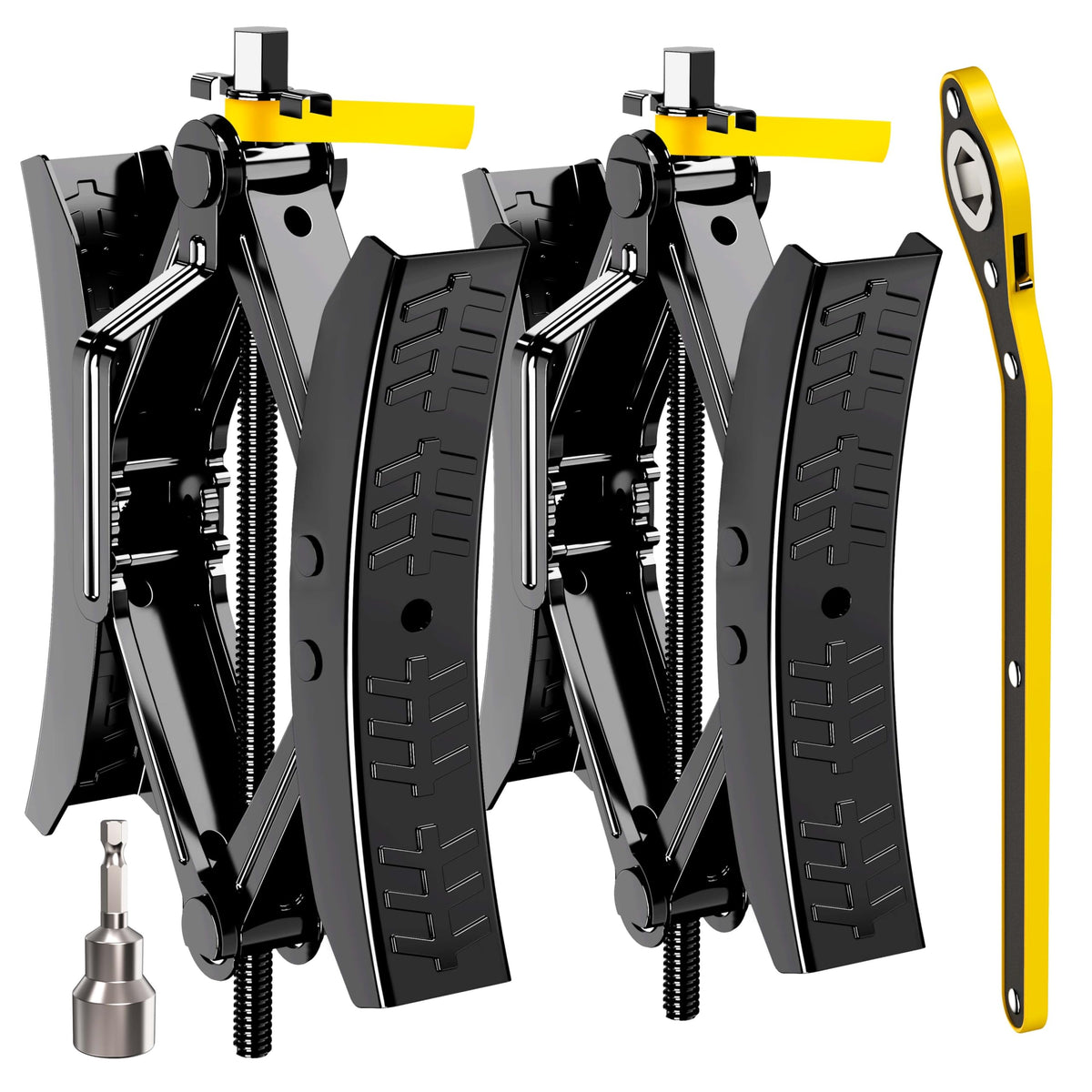 CircleRoad front view of two stabilizers showing packaging and contents benefits