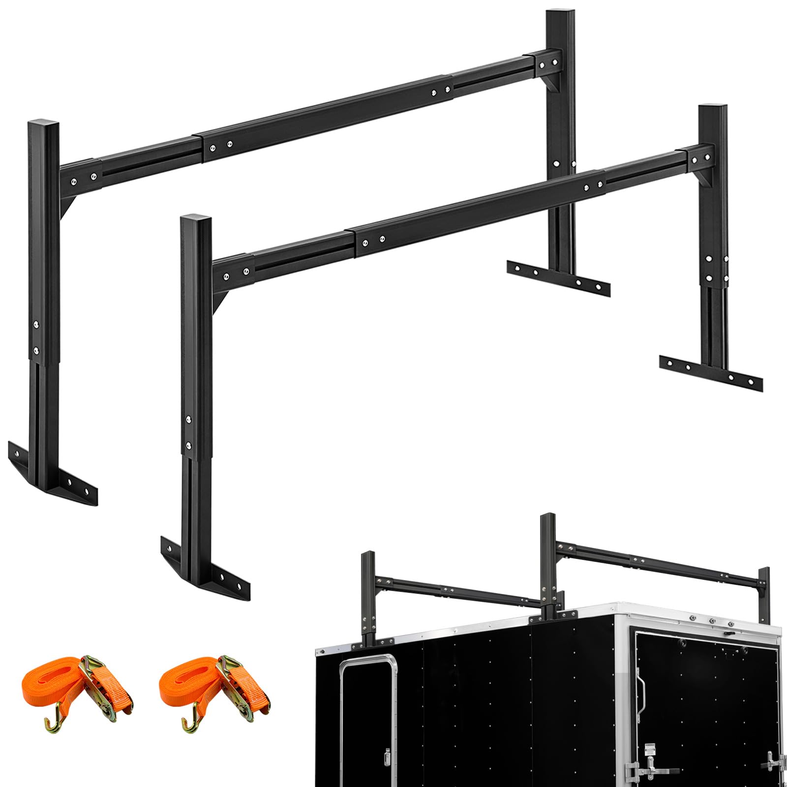 CIRONBOW front view showing crossbars and stable load platform benefit