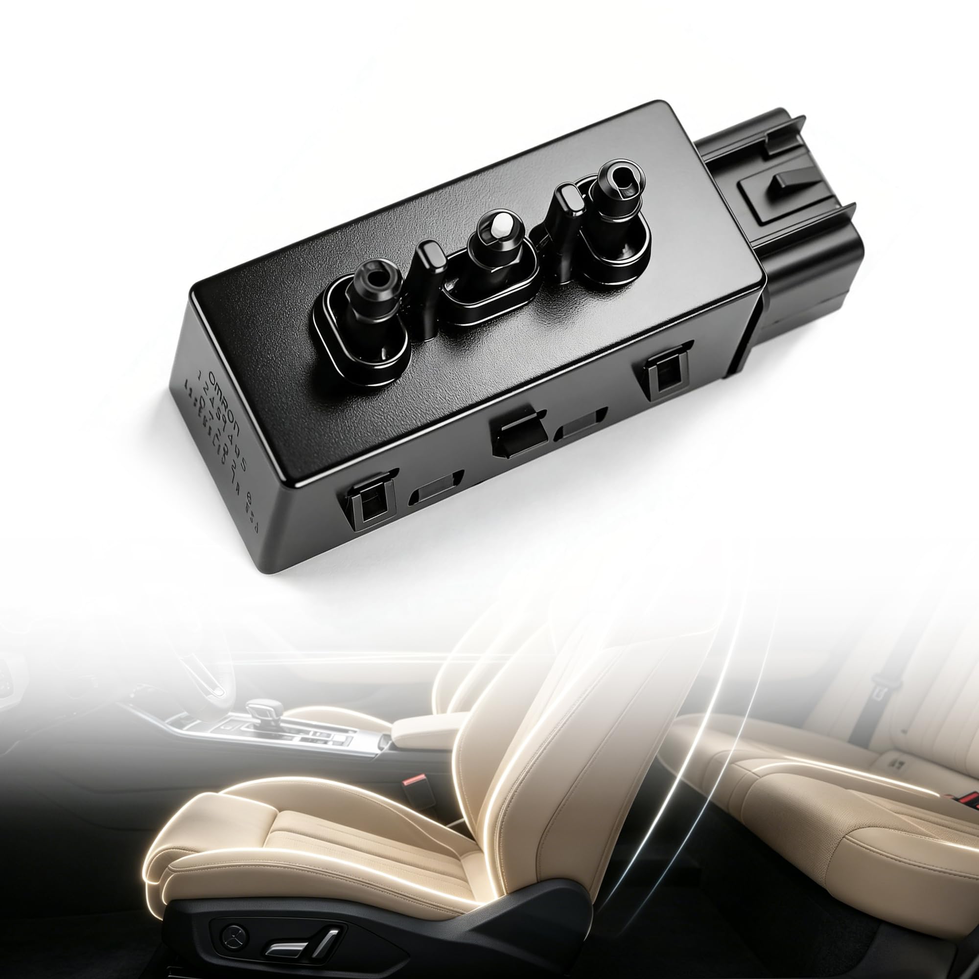 Citumo front face of switch showing buttons and labeling for quick identification and fit