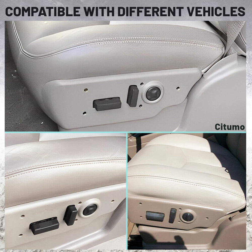 Citumo installed lifestyle shot in vehicle interior showing improved adjustability