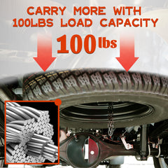 Citumo installed under truck with spare wheel showing restored storage reliability