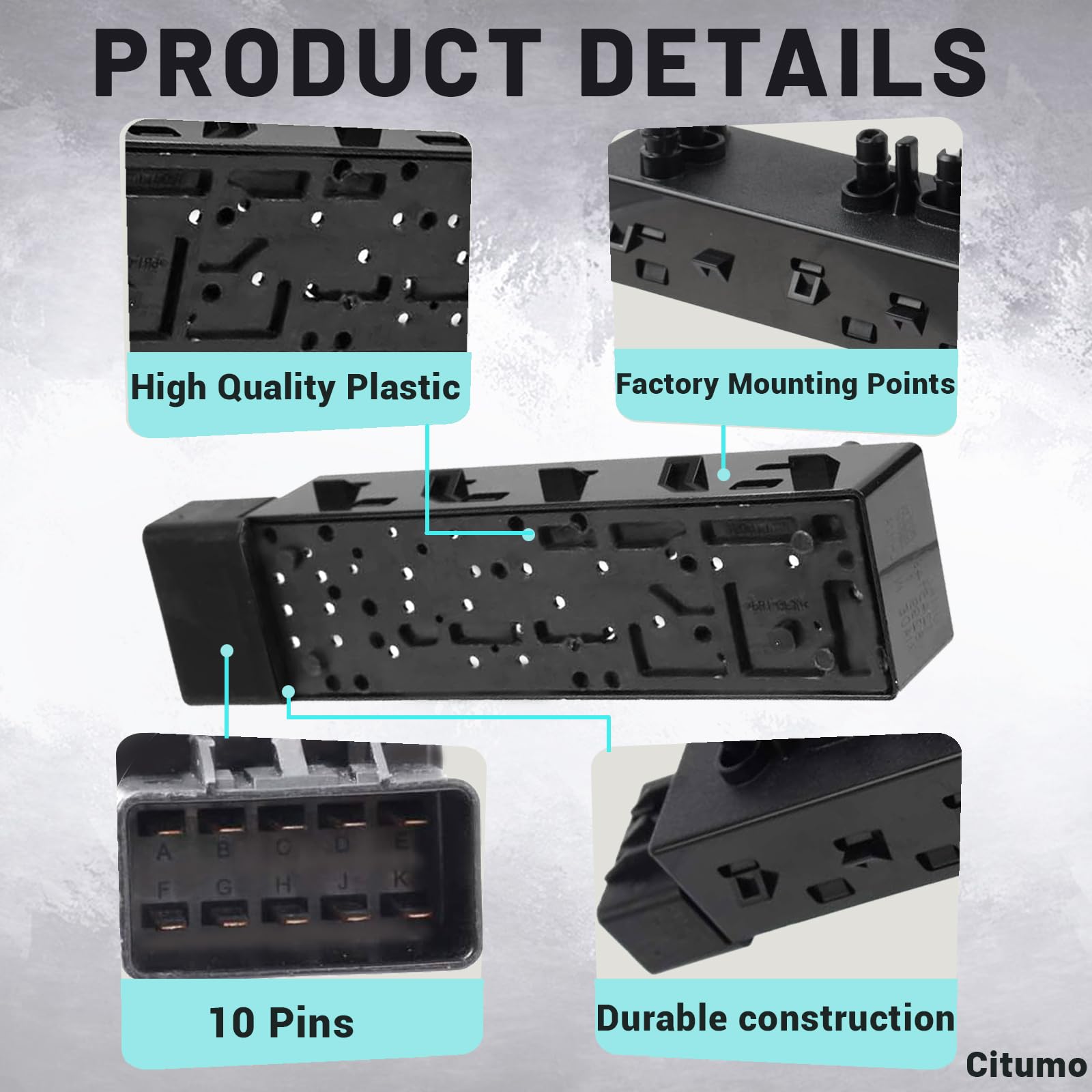 Citumo label and part numbers showing OE references for easy verification