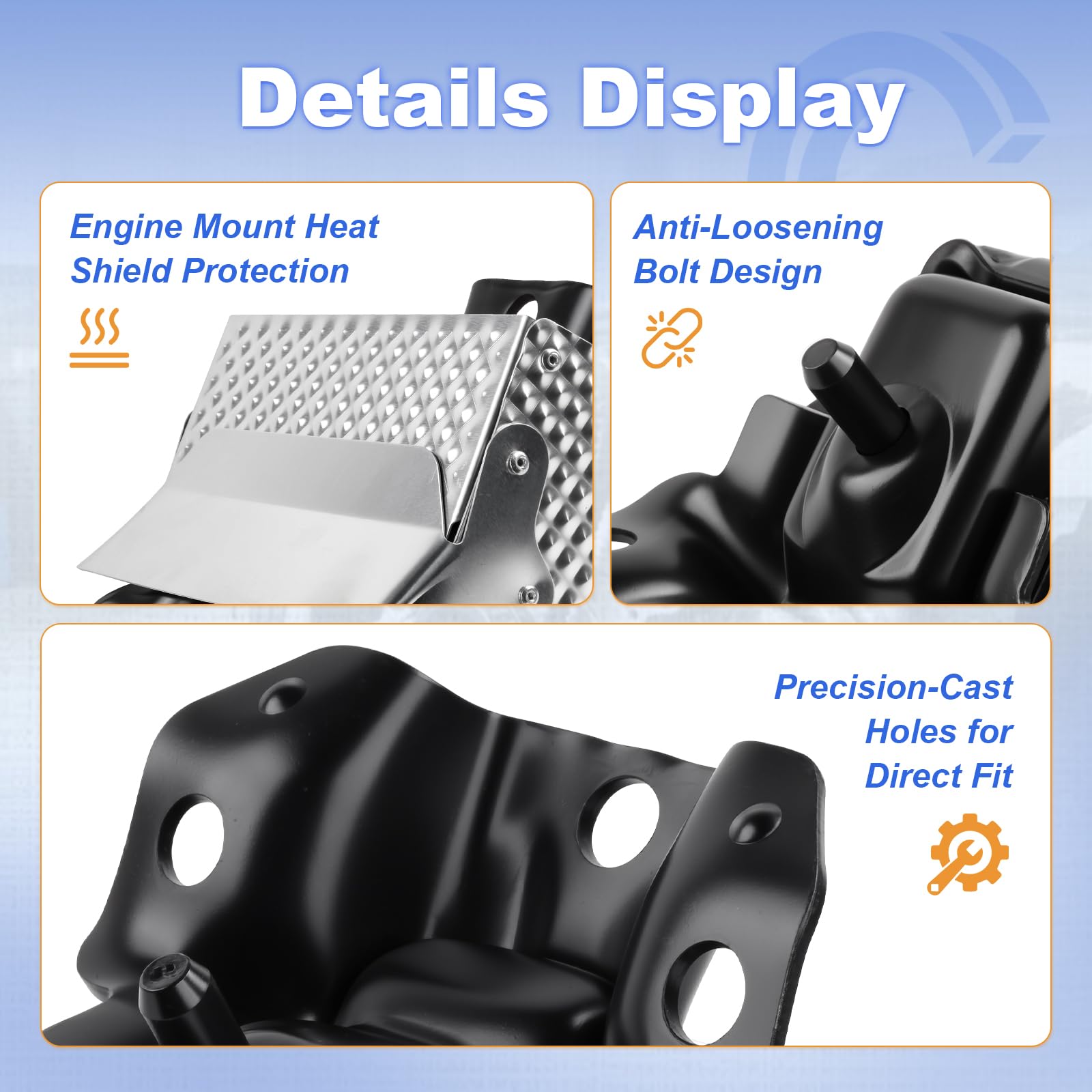 Citumo motor mount stamped OE part number for easy cross-reference benefit