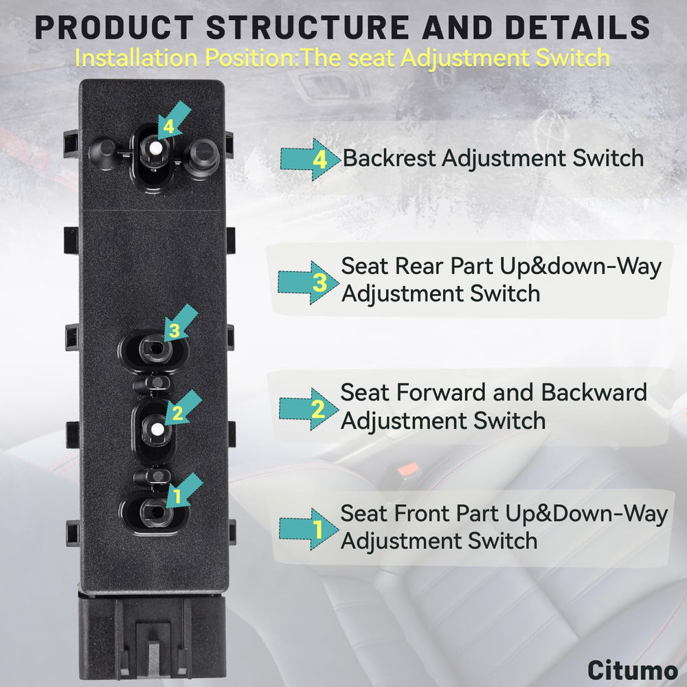 Citumo wiring harness details highlighting secure fit and reliable connection