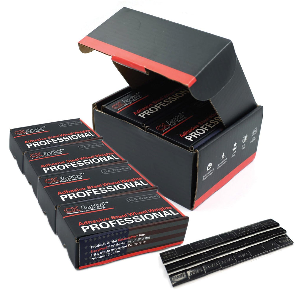 CKAuto front packaging of four black boxes showing quantity and benefit bulk supply