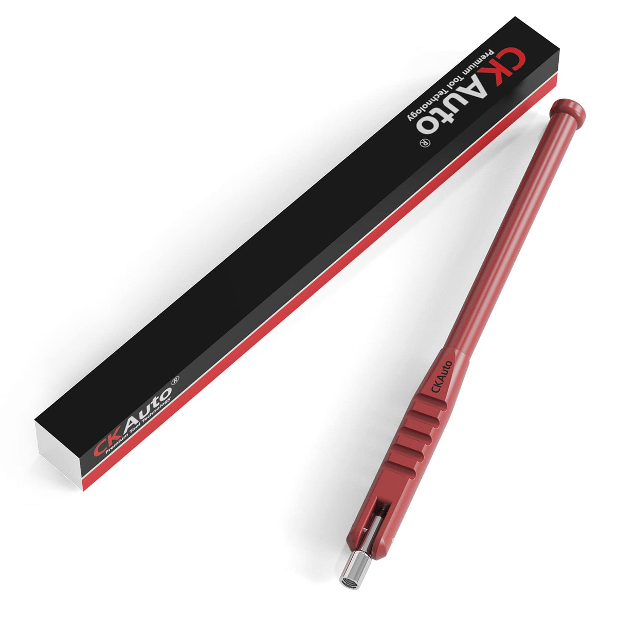 CKAuto front view of valve stem puller showing ergonomic handle and core tool, improves speed
