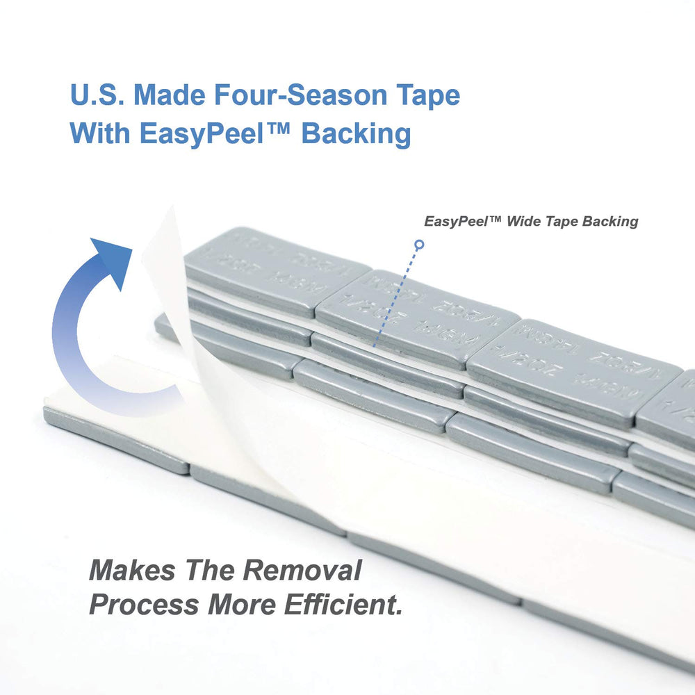 CKAuto ultra slim weight adhered to alloy wheel demonstrating low-profile look and discreet balance