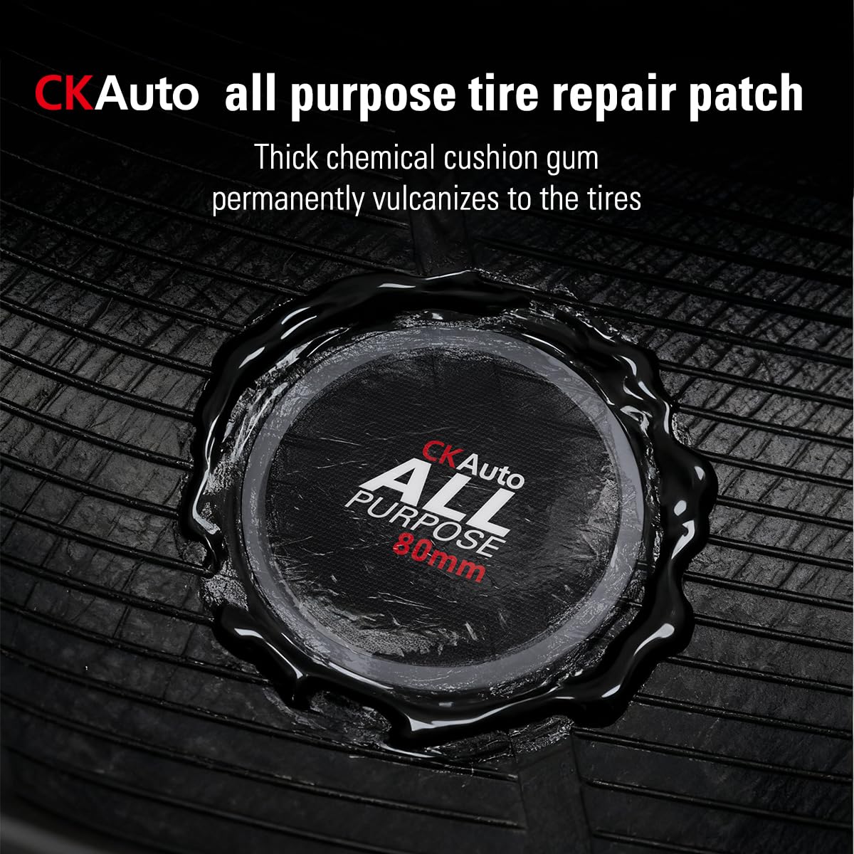 CKAuto patch backing grid close detail showing reinforced pattern to prevent air bubbles benefit seal quality