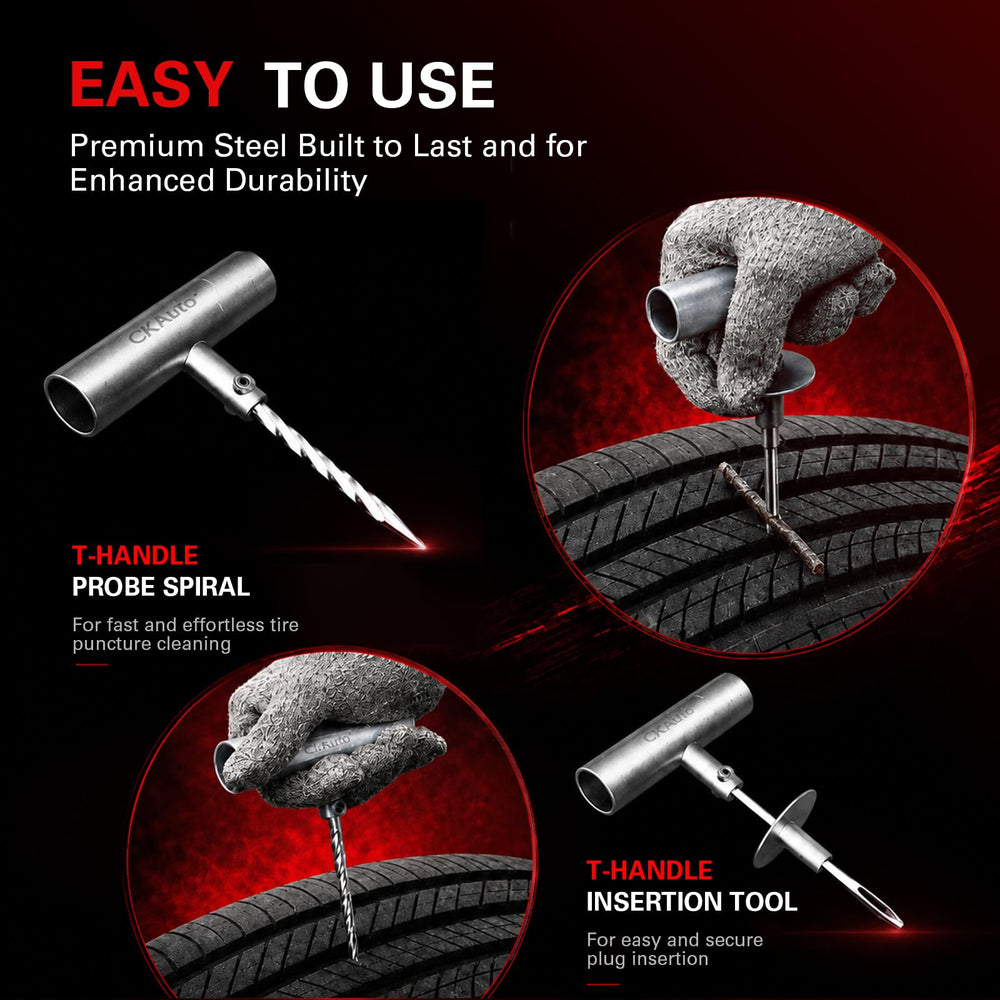 CKAuto valve cores, caps and 4-way tool for valve maintenance