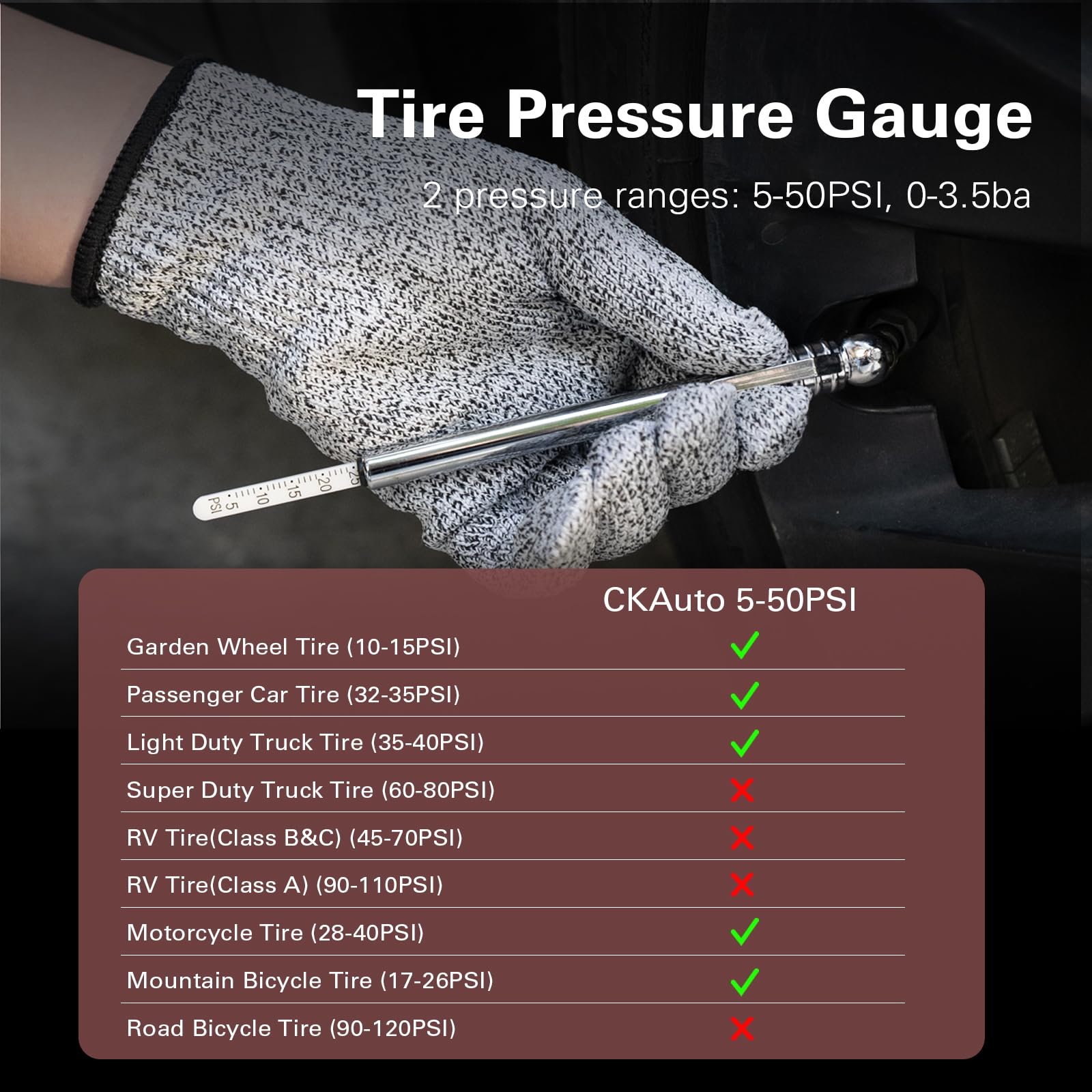 CKAuto valve parts and pencil pressure gauge demonstrating valve service and pressure checking