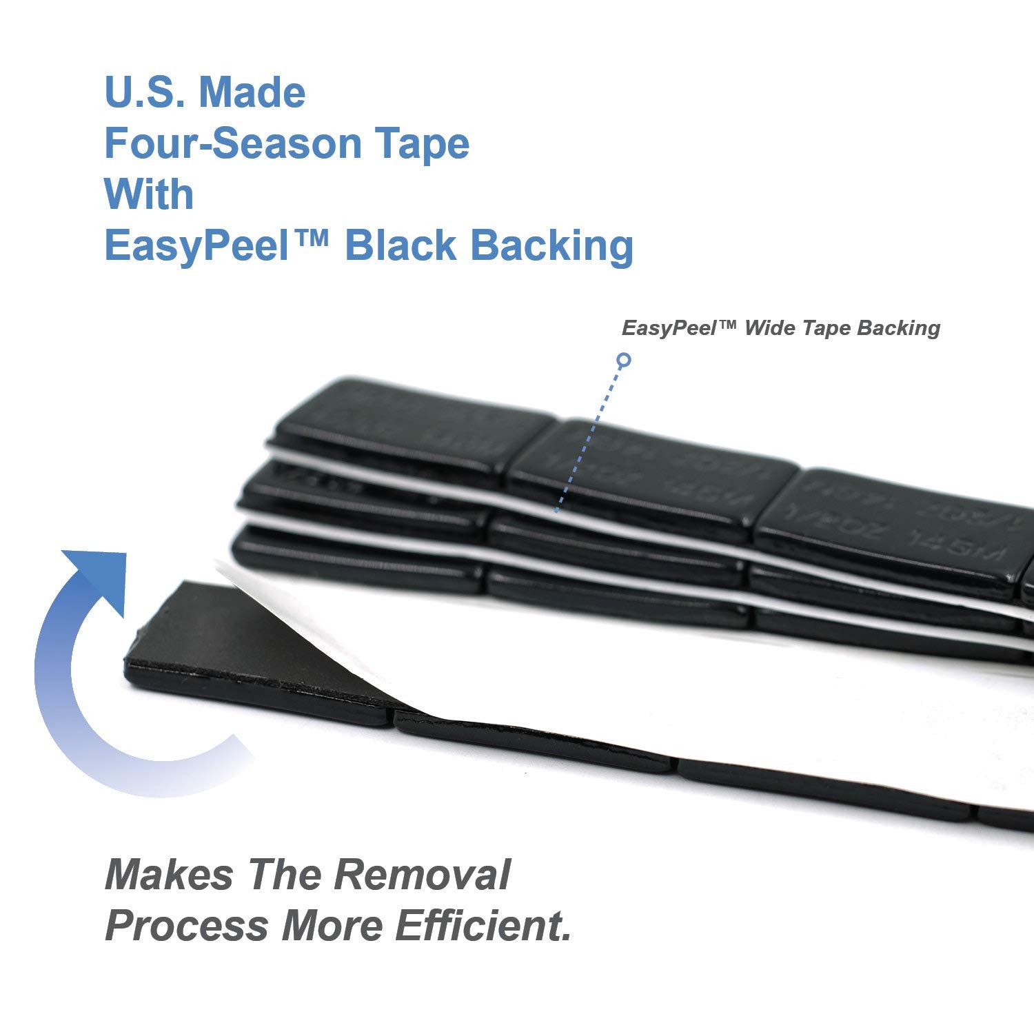 CKAuto weight edge detail showing slim profile and corrosion-resistant finish for durability