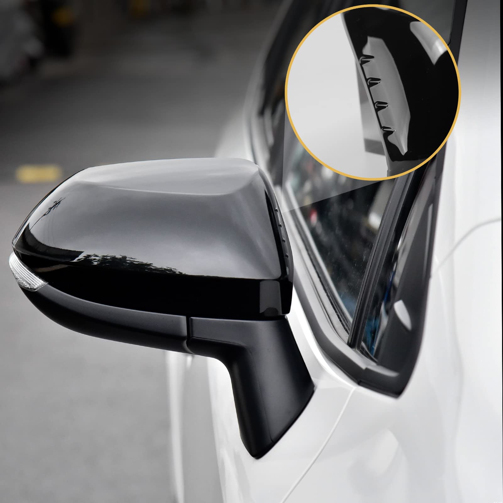 CKE glossy black close-up finish highlighting glossy texture and UV resistance
