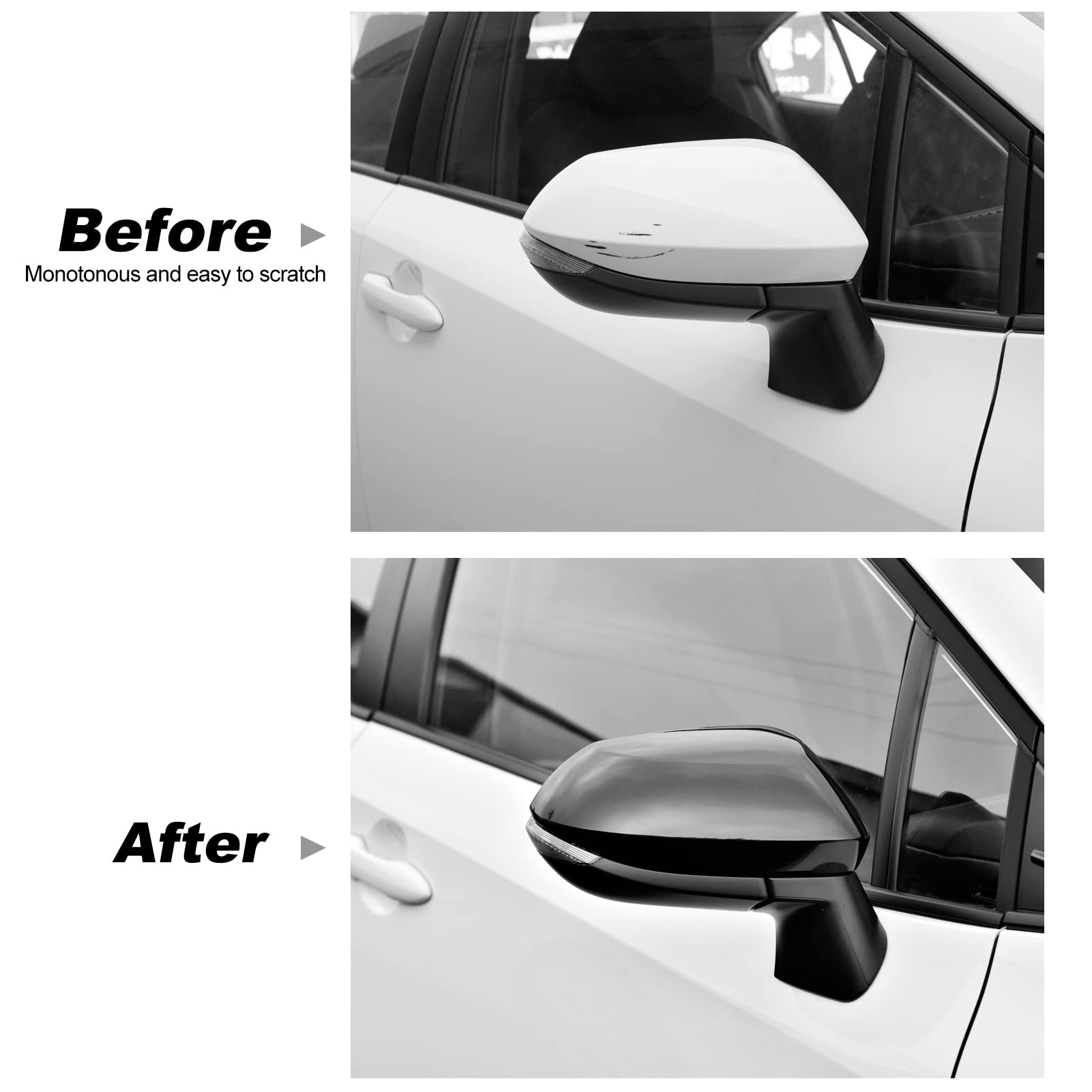 CKE glossy black installed driver side showing improved curb appeal and protection