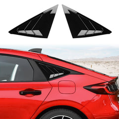 CKE glossy black louver front view showing sleek fit and enhanced styling