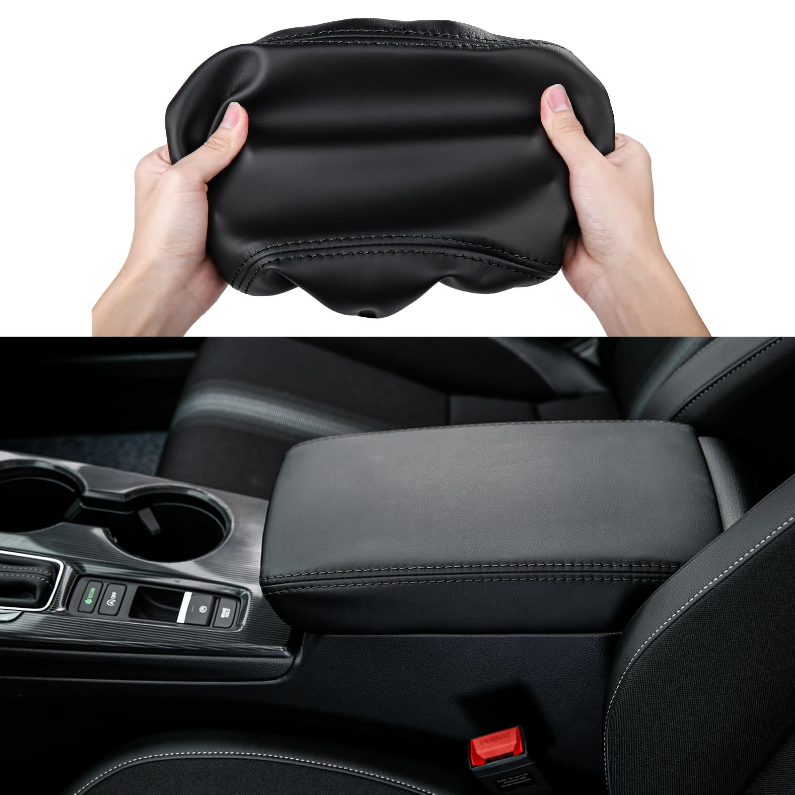 CKE armrest cover front view showing clean fit and protection