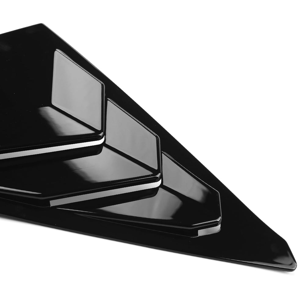 CKE louver next to ruler illustrating size and precise hatchback fit