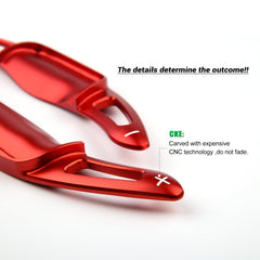 CKE shifters installed on Toyota steering wheel showing improved grip