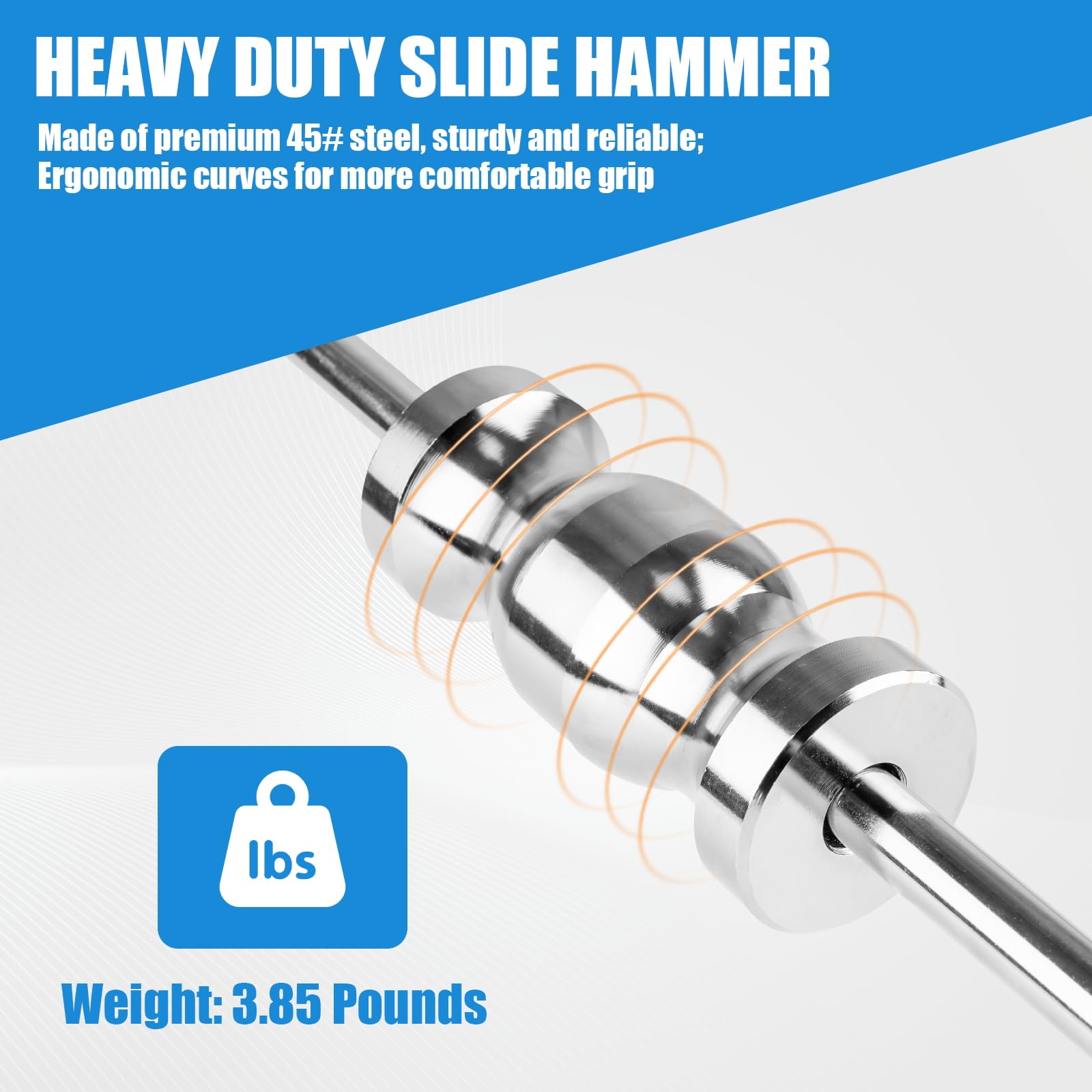 Clatoon 48mm fork adapter detail demonstrating fit for smaller inner CV joints