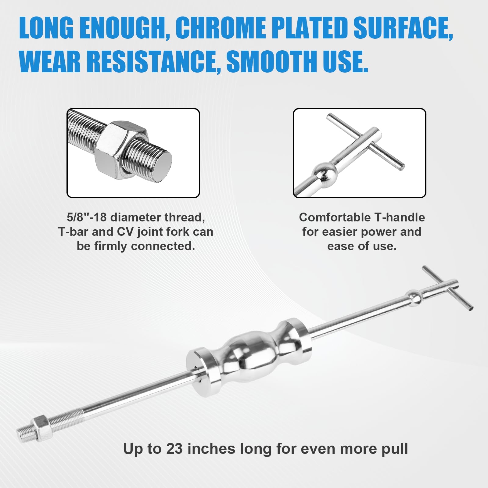 Clatoon assembled tool on bench illustrating correct alignment and safer pulling