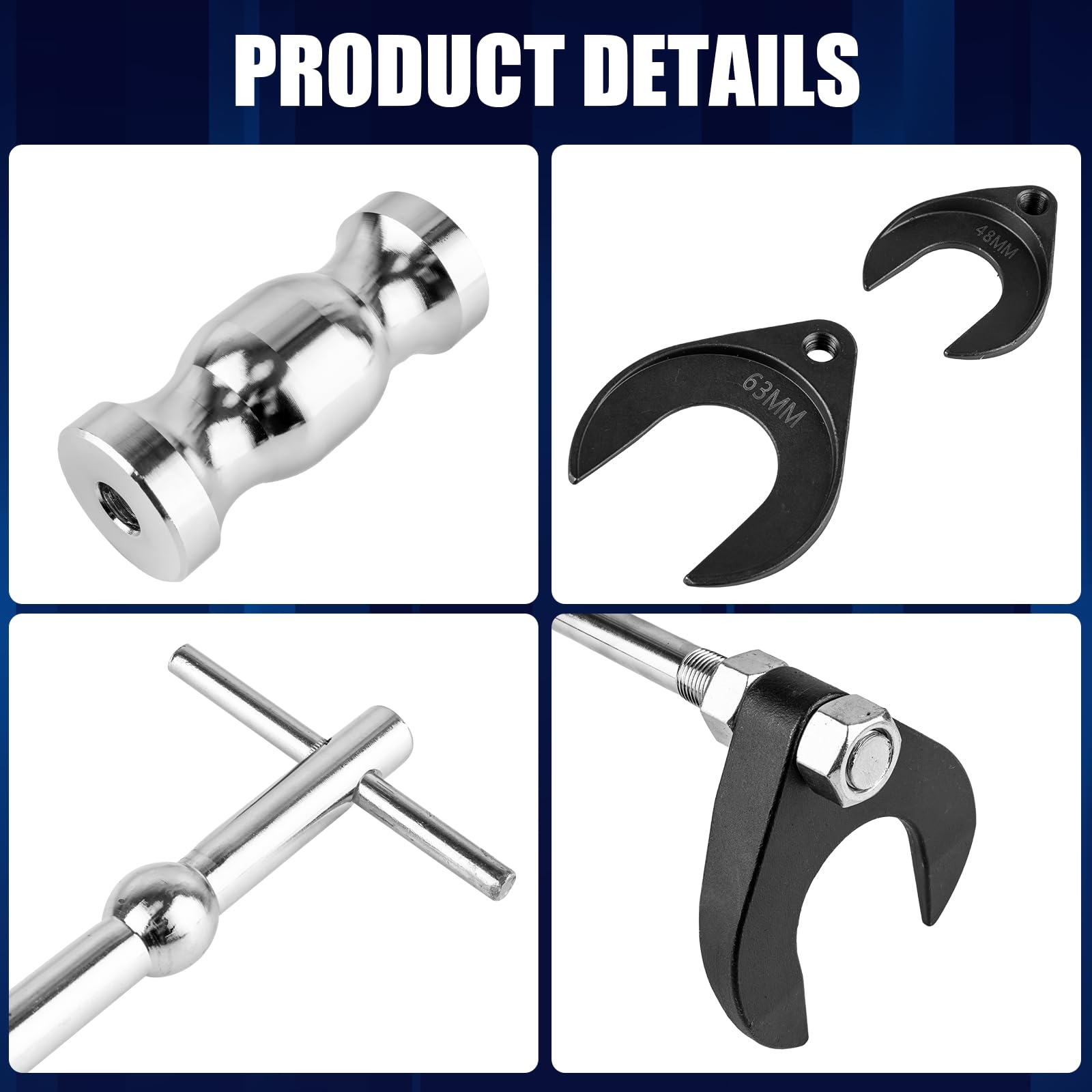 Clatoon packaging with T-bar, nuts, gloves showing included parts for successful jobs
