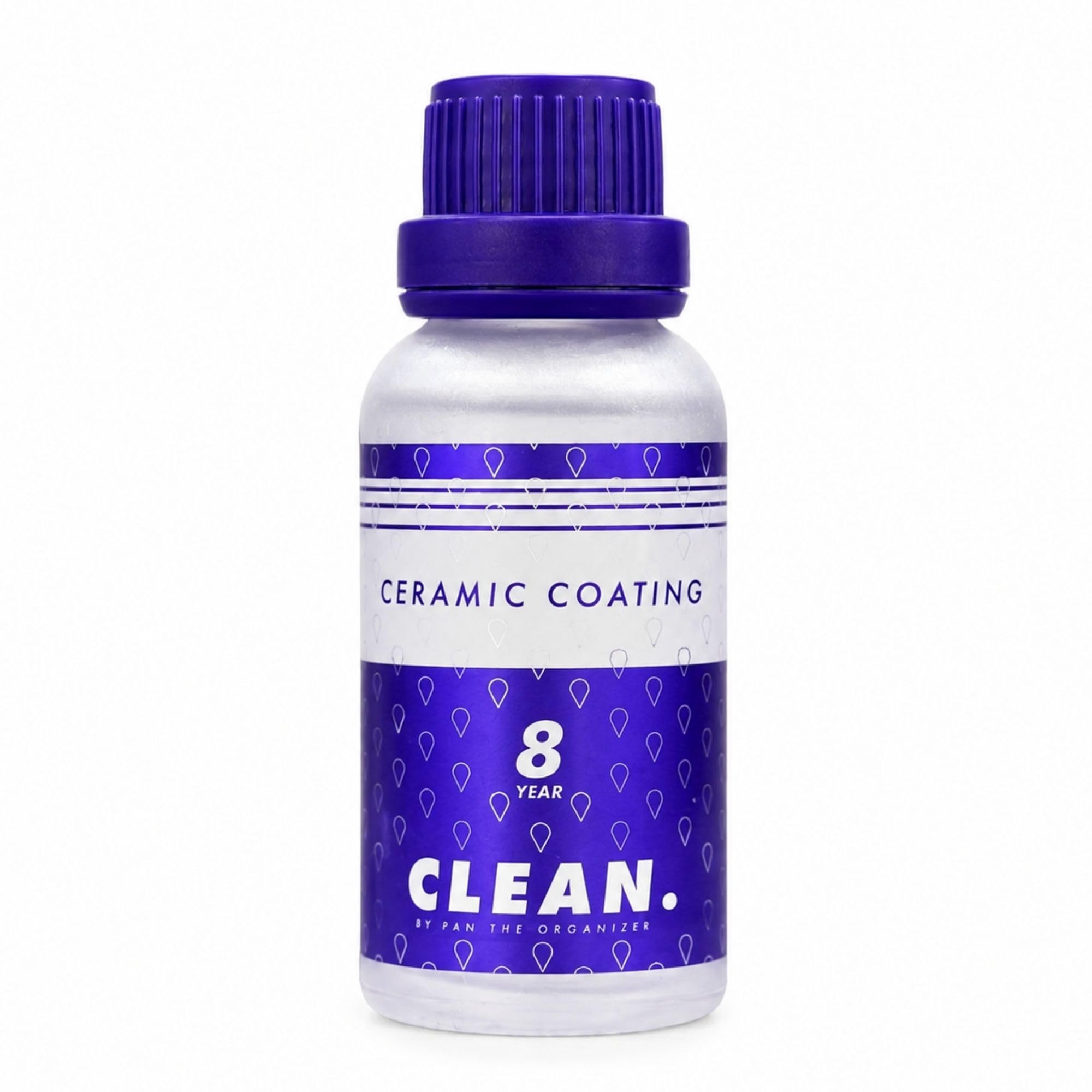 CLEAN. front packaging showing 30ml bottle and applicator for easy use