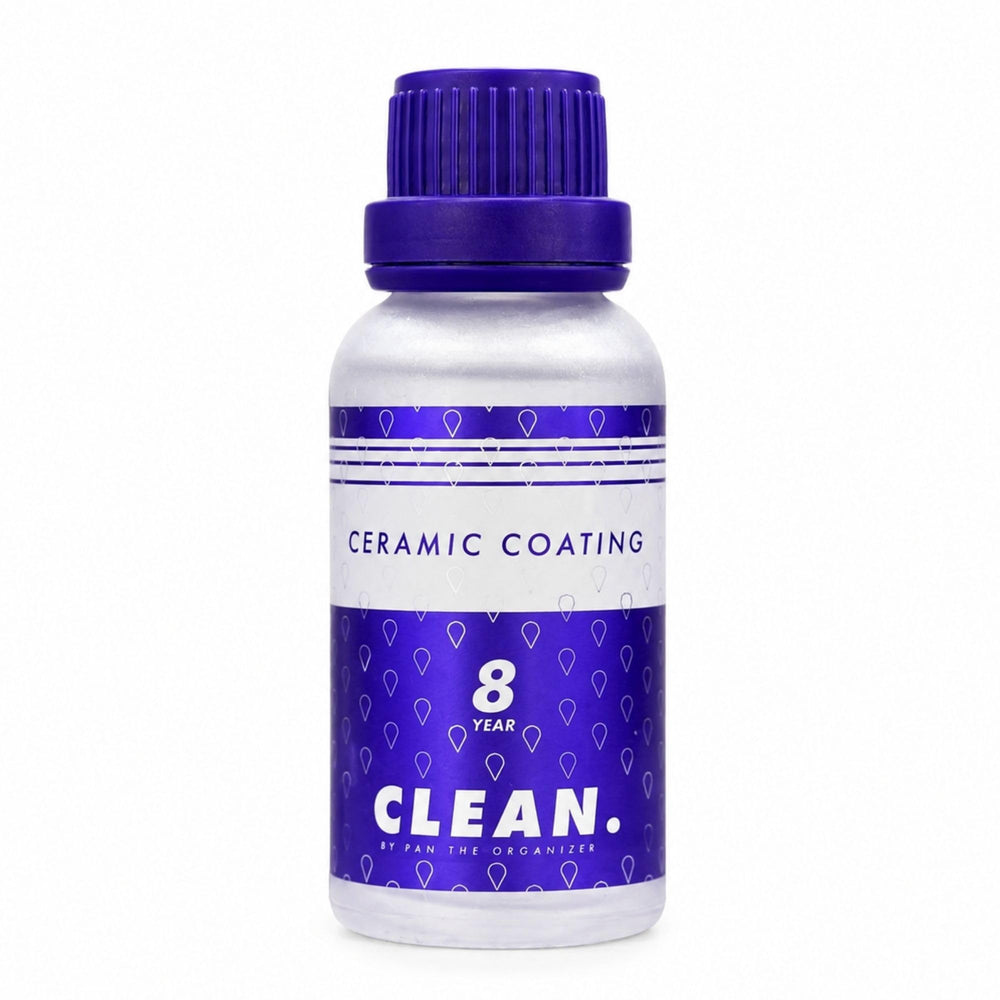 CLEAN. front packaging showing 30ml bottle and applicator for easy use