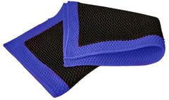 CLEAN. clay towel close-up of perforated synthetic texture for safe decontamination