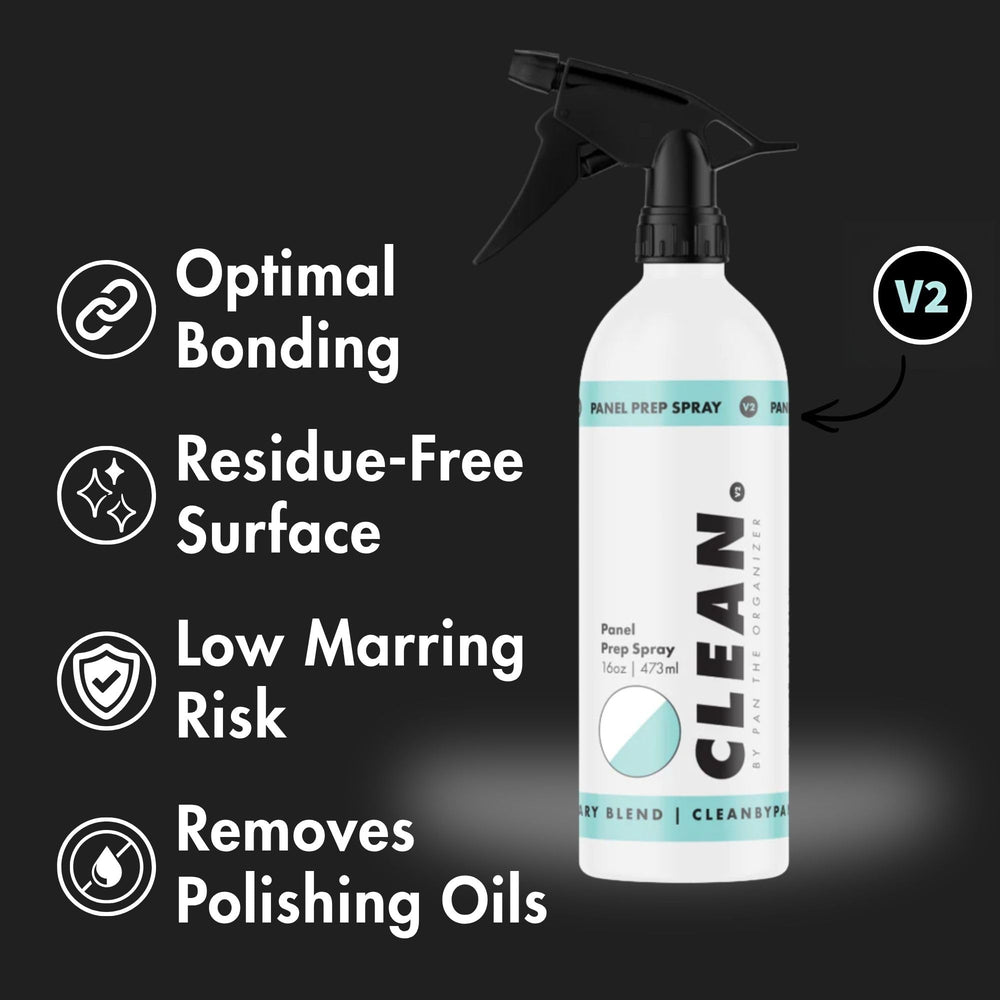CLEAN. spray action demonstrating even mist for quick coverage