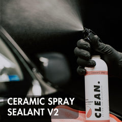 CLEAN. V2 in-hand spray action applying even mist for fast protection