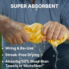 CleanTools Absorber close-up texture of PVA pores, demonstrates high absorbency benefit