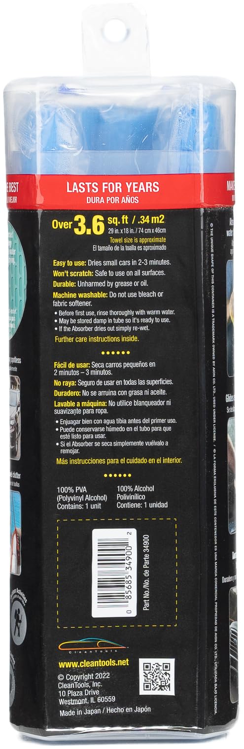 CleanTools held by hand to show 29x18 inch scale advantage