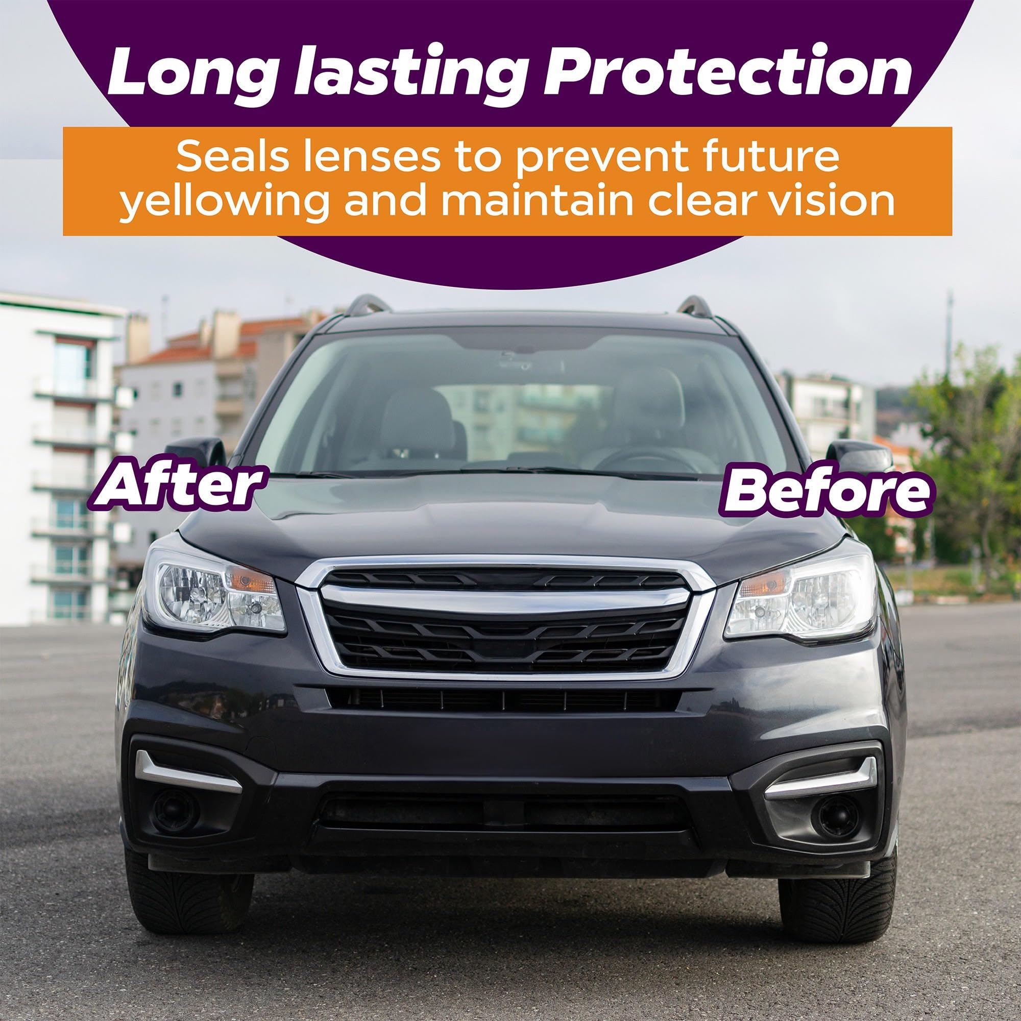 Clear Lights Tech finished lens reflecting light to show polished clarity benefit