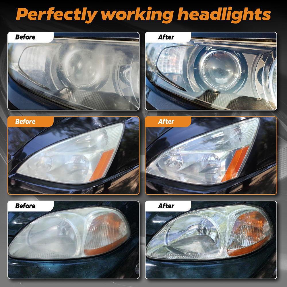 Clear Lights Tech installed on vehicle in driveway highlighting improved car appearance